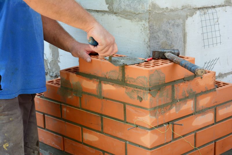 Residential Brick Installation detail