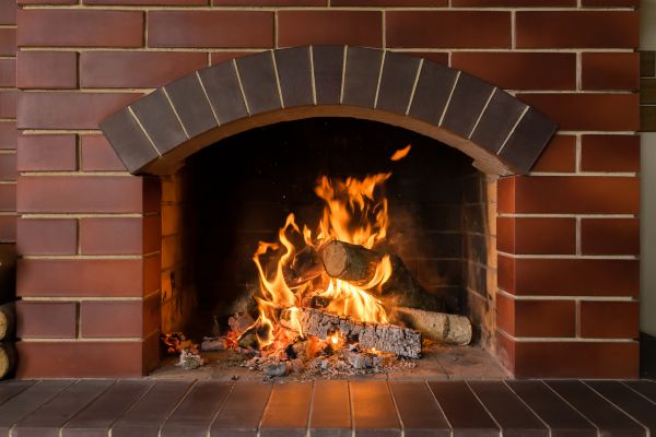 Brick Fireplace Installation in Huntington Station