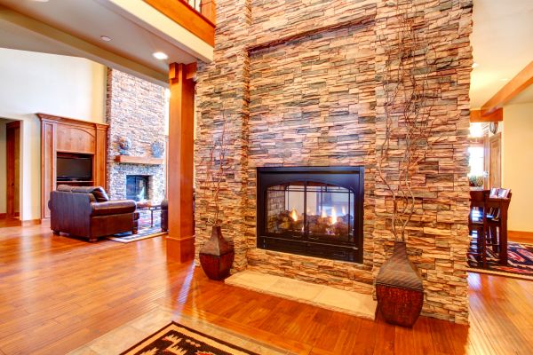 Stone Hearth Installation in Huntington Station